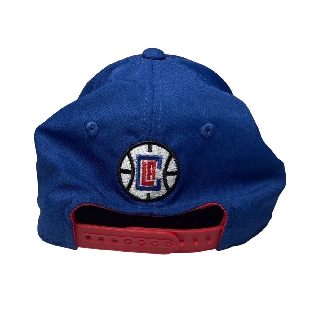 LA Clippers Adidas NBA Snapback Hat Cap Basketball Red Blue Adjustable Trucker - Picture 5 of 9